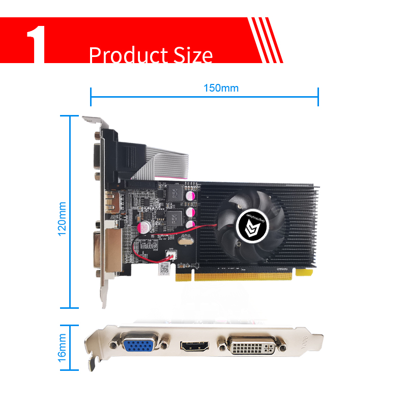 For Graphics Card Pci Express Hd7450 2gb Ddr3 64bit Lp Placa De Video Card Pc For Amd Radeon Vga Dvi Hdmi Pci E X16 Afox Gt 2 Driver Funpennsylvania Com