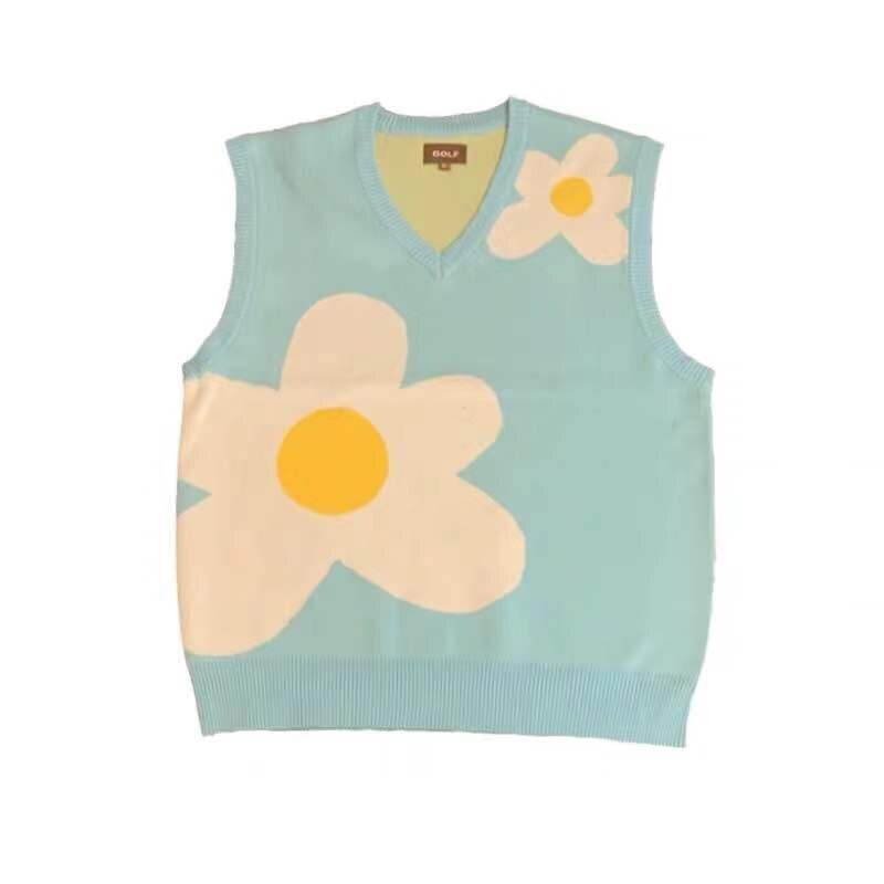 New men Luxury golf Flower Le Fleur Tyler The Creator Knit Casual Sweaters  Vest sleeveless Asian Plug Size High Drake #M12 | Lazada PH