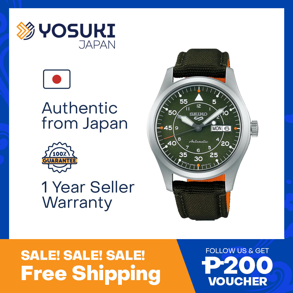 SEIKO Quartz SRK047P Classic Small second Ivory Silver Wrist Watch