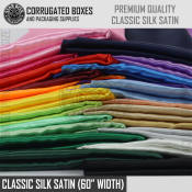 Starbox Silk Satin Fabric - 160 Colors - Per Yard