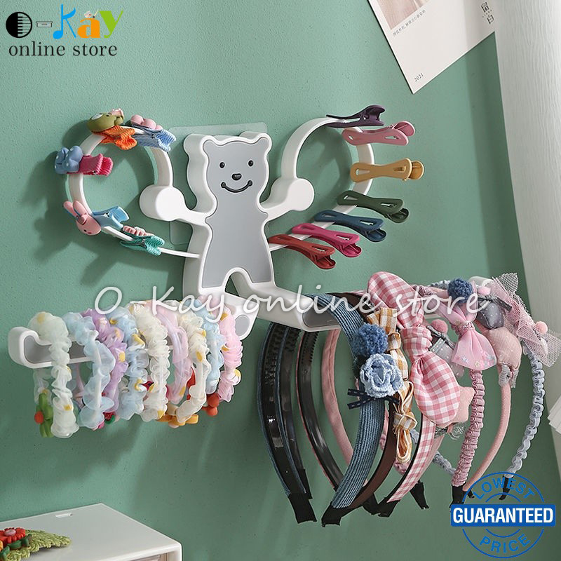 Hair Bows Organizer Wall Hanging Large Capacity Headband Holder Hair Clip  Storage Hanger Space Saving Accessory For Girl Room