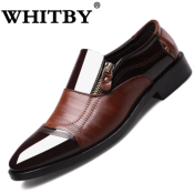 WHITBY Men's Genuine Leather Slip-on Business Shoes