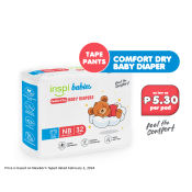 INSPI Babies Comfort Dry Diapers, Pack of 1