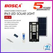 BOSCA 200W Solar Street Light with 5-Year Warranty