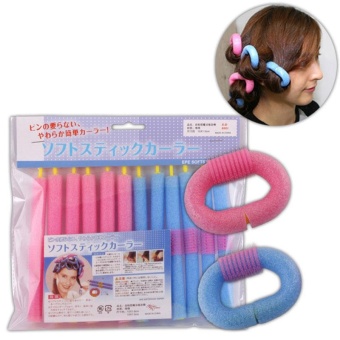 12Pcs/Bag Magic Curly Hair Stick Pearl Cotton Beauty Hair Tool Bendy Twist Women - Intl June 2018 - 4 12Pcs/Bag Magic Curly Hair Stick Pearl Cotton Beauty Hair Tool Bendy Twist Women - intl - 4