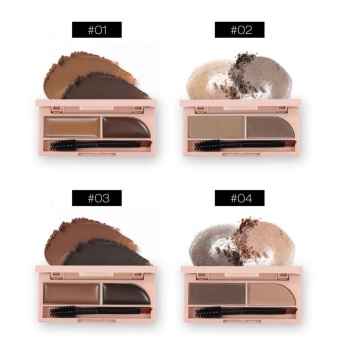 1PC Waterproof Eyebrow Powder Gel Makeup Brow Cream Cosmetic Kit With Brush (#3) - Intl April 2018 - 2 1PC Waterproof Eyebrow Powder Gel Makeup Brow Cream Cosmetic Kit With Brush (#3) - intl - 2