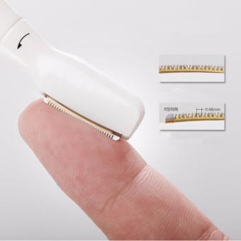 2 In 1 Two Replaceable Heads Mini Hair Removal Blade Depilator Electric Epilator Bikini Underarm Eyebrow Trimmer Shaver Women - Intl June 2018 - 3 2 in 1 Two Replaceable Heads Mini Hair removal Blade Depilator Electric Epilator Bikini Underarm Eyebrow trimmer Shaver Women - intl - 3