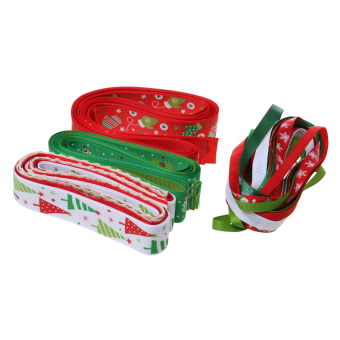 26pcs/Set Christmas Grosgrain Ribbon For Gift Wrapping/Hair Bow DIY - Intl June 2018 - 4 26pcs/Set Christmas Grosgrain Ribbon for Gift Wrapping/Hair Bow DIY - intl - 4