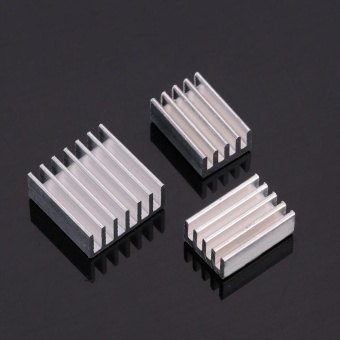 3Pcs Silver Aluminum Heat Sink Heatsinks Cooling Adhesive For Orange Pi - Intl June 2018 - 3 3Pcs Silver Aluminum Heat Sink Heatsinks Cooling Adhesive For Orange Pi - intl - 3