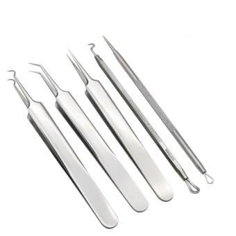 5pcs / Set Stainless Steel Tool Blackhead Acne Remove Needle (Silver) June 2018 - 4 5pcs / set Stainless Steel Tool Blackhead Acne Remove Needle (Silver) - 4