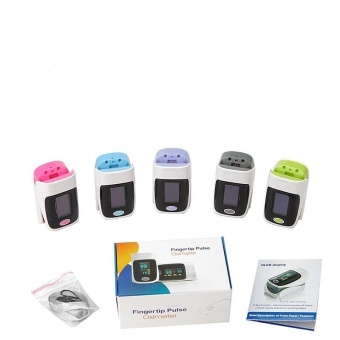 Alarm&BP Fingertip Pulse Oximeter Blood Oxygen Saturation SpO2Monitor With Lanyard Blue Color:Pink Size: - Intl June 2018 - 2 Alarm&BP Fingertip Pulse Oximeter Blood Oxygen Saturation SpO2Monitor with Lanyard Blue Color:Pink Size: - intl - 2