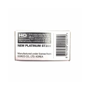 Beemo-NT Dorco New Platinum Stainless Shaving Razor Blades Set Of 100 April 2018 - 2 Beemo-NT Dorco New Platinum Stainless Shaving Razor Blades Set of 100 - 2