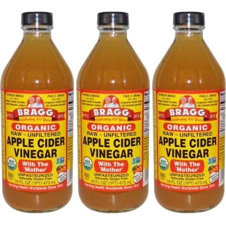 Bragg Organic Apple Cider Vinegar 473 ml, Set of 3