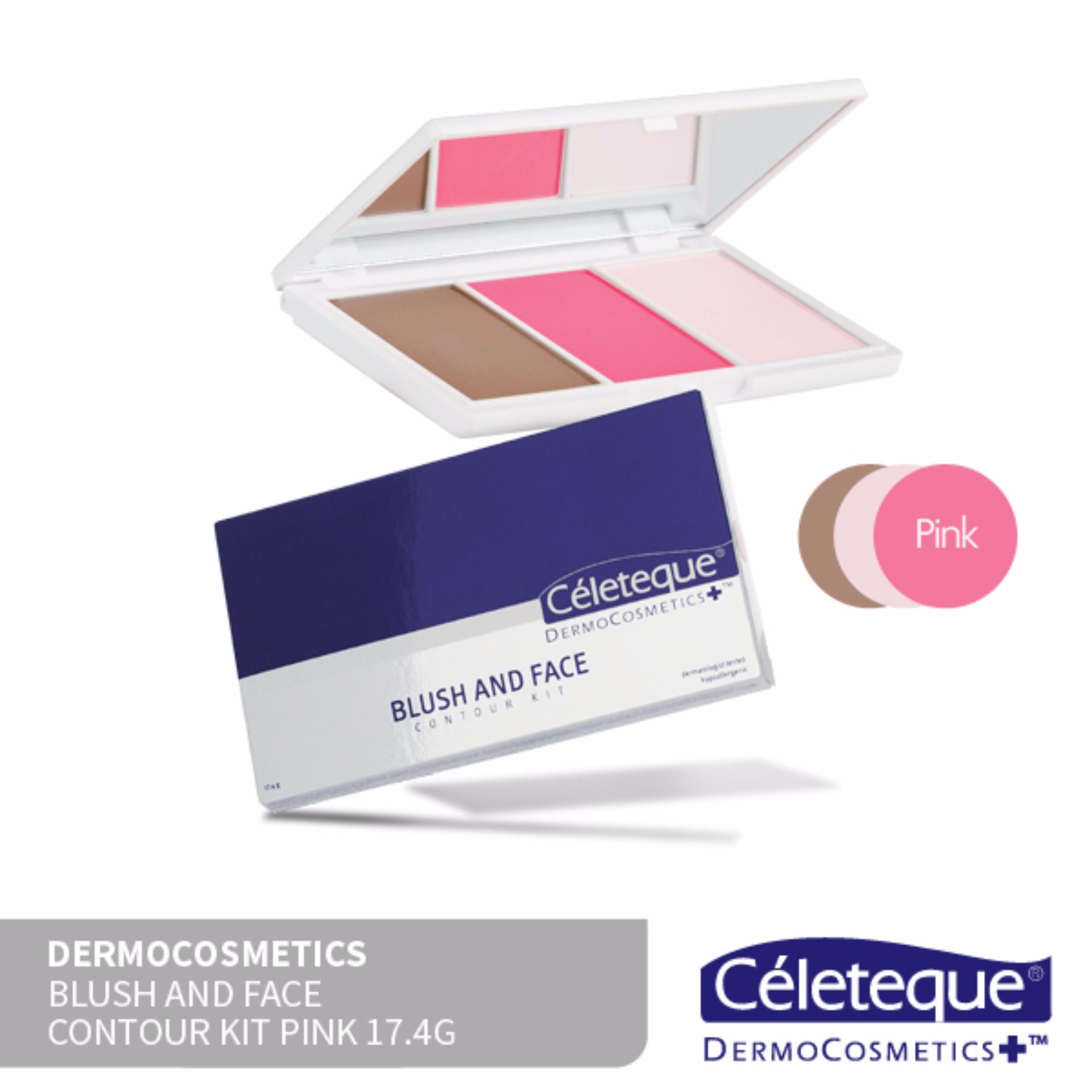 Céleteque Dermocosmetics Blush and Face Contour Kit 17.4g (Pink) Philippines