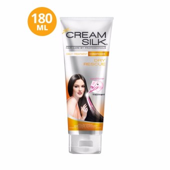 Cream Silk Daily Treatment Conditioner Dry Rescue 180ML 50%off June 2018 - 2 Cream Silk Daily Treatment Conditioner Dry Rescue 180ML 50%off - 2