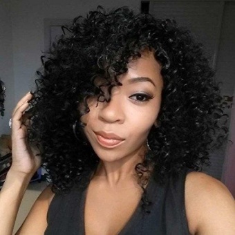 Deep Curl Full Lace Wig Virgin Brazilian Hair Glueless Full LaceHuman Hair Wigs With Baby Hair Lace Front Wig - Intl July 2018 - 3 Deep Curl Full Lace Wig Virgin Brazilian Hair Glueless Full LaceHuman Hair Wigs with Baby Hair Lace Front Wig - intl - 3