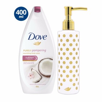 DOVE PURELY PAMPERING COCONUT MILK BODY WASH 400ML WITH FREE PUMP June 2018 - 3 DOVE PURELY PAMPERING COCONUT MILK BODY WASH 400ML WITH FREE PUMP - 3