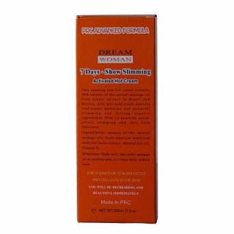 Dream Woman Slimming Cream Fat And Cellulite Burner 200ml June 2018 - 2 Dream Woman Slimming Cream Fat and Cellulite Burner 200ml - 2