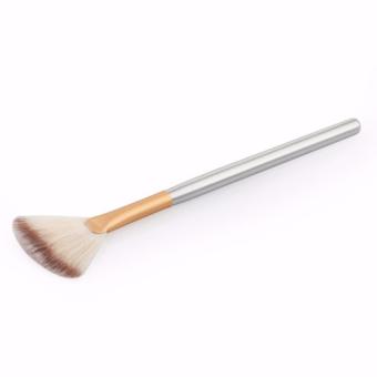 Fan Shape Makeup Brush Powder Concealer Blending Cosmetic Brush June 2018 - 3 Fan Shape Makeup Brush Powder Concealer Blending Cosmetic Brush - 3