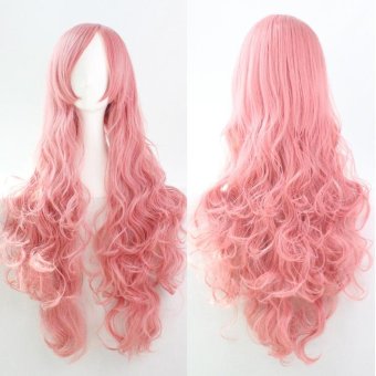 Fashion Wig 80cm Long Wig Hair Curled High Temperature Silk Multicolor Curl - Red - Intl May 2018 - 4 Fashion Wig 80cm Long Wig Hair Curled High Temperature Silk Multicolor Curl - Red - intl - 4