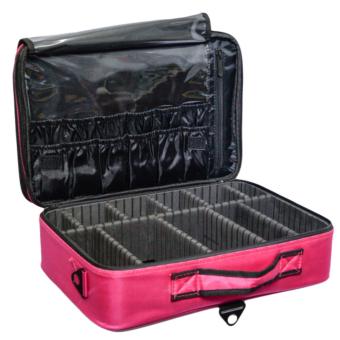 Gladking Philippines Large Nylon Organizer 2 Zipper Traveller/ NO2ZIPL-PK (Fuchsia) June 2018 - 2 Gladking Philippines Large Nylon Organizer 2 Zipper Traveller/ NO2ZIPL-PK (Fuchsia) - 2