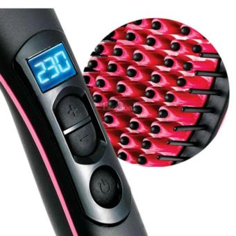 Hair Straightener Professional Automatic Straightening Flat Ironwith Salon 3D Ceramic Bristles LCD Display Electric Straight HairComb Brush - Intl June 2018 - 2 Hair Straightener Professional Automatic Straightening Flat Ironwith Salon 3D Ceramic Bristles LCD Display Electric Straight HairComb Brush - intl - 2