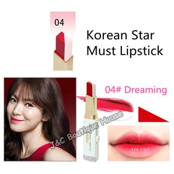 Korea NOVO Double Color Lipstick Makeup Moisturizing Color Gradient Lipstick #4 June 2018 - 3 Korea NOVO Double Color Lipstick Makeup Moisturizing Color Gradient Lipstick #4 - 3