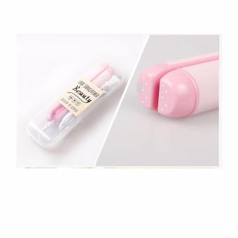 Korean Cute Mini Creative Fruit Straight Hair Curler ElectricDual-Purpose Splint Roll Straightener ORANGE July 2018 - 4 Korean Cute Mini Creative Fruit Straight Hair Curler ElectricDual-Purpose Splint Roll Straightener ORANGE - 4