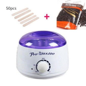 Kuhong Wax Warmer Heater Machine + 300g Waxing Beans + 50pcs HairRemoval Sticks Set - Intl June 2018 - 2 Kuhong Wax Warmer Heater Machine + 300g Waxing Beans + 50pcs HairRemoval Sticks Set - intl - 2