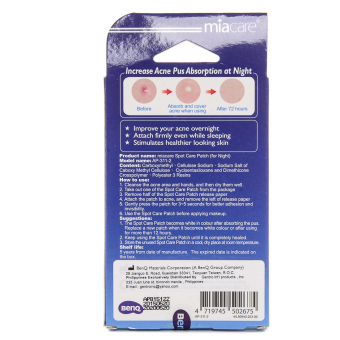 Miacare Spot Care Patch For Night Box Of 12 Patches. June 2018 - 2 Miacare Spot Care Patch For Night Box of 12 Patches. - 2