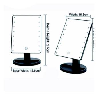 New 2017 Best Quality Bright Light Make Up Vanity IlluminatedDesktop Table Makeup Stand Mirror With 16 LED Light (Pink) June 2018 - 2 New 2017 Best Quality Bright Light Make Up Vanity IlluminatedDesktop Table Makeup Stand Mirror with 16 LED Light (Pink) - 2