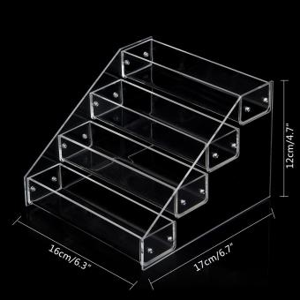 NiceEshop Nail Polish Holder 4 Step Counter Clear Acrylic DisplayStand June 2018 - 2 niceEshop Nail Polish Holder 4 Step Counter Clear Acrylic DisplayStand - 2