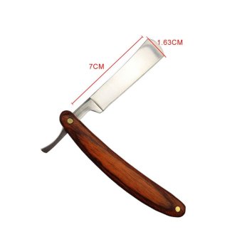 Oanda Wood Handle Stainless Steel Barber Shaving StraightRazor-with Case - Intl June 2018 - 3 oanda Wood Handle Stainless Steel Barber Shaving StraightRazor-with Case - intl - 3