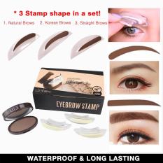 Original 3 in 1 Lubi Eyebrow Stamp Eyebrow Makeup Stamp Eyebrow Powder Stamp Perfect Eyebrow Color Philippines