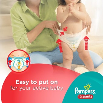Pampers Baby Dry Pants L 18s - 6 Packs April 2018 - 4 Pampers Baby Dry Pants L 18s - 6 Packs - 4