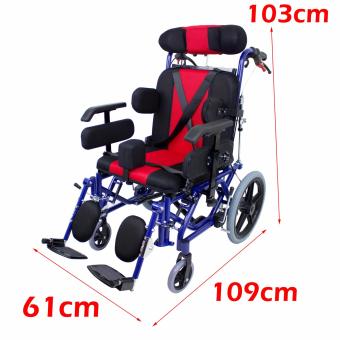 Phoenixhub High Quality Cerebral Palsy Multi Functional Heavy Duty Stainless Steel Rehab Wheelchair Small Size (lBLUE) FS958L June 2018 - 2 Phoenixhub High quality Cerebral Palsy Multi Functional Heavy Duty stainless steel Rehab Wheelchair small size (lBLUE) FS958L - 2