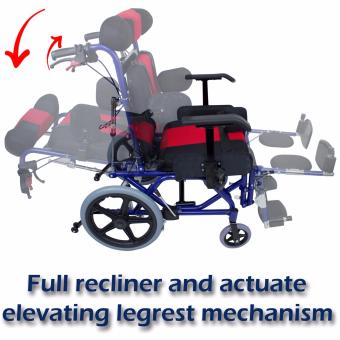 Phoenixhub High Quality Cerebral Palsy Multi Functional Heavy Duty Stainless Steel Rehab Wheelchair Small Size (lBLUE) FS958L June 2018 - 4 Phoenixhub High quality Cerebral Palsy Multi Functional Heavy Duty stainless steel Rehab Wheelchair small size (lBLUE) FS958L - 4