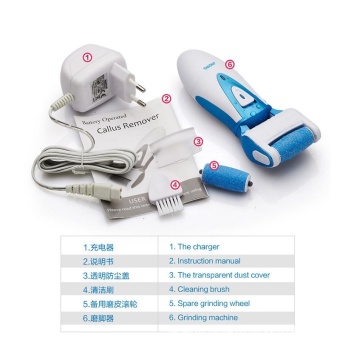 Powerful Electric Foot Callus Remover Shaver-Top Rated Electronic Foot File Removes Dry, Dead, Hard, Cracked Skin & Callous-Best Foot Care Pedicure Tool For Smooth Soft Feet-Father's Day Gift - Intl June 2018 - 4 Powerful Electric Foot Callus Remover Shaver-Top Rated Electronic Foot File Removes Dry, Dead, Hard, Cracked Skin & Callous-Best Foot Care Pedicure Tool for Smooth Soft Feet-Father's Day Gift - intl - 4