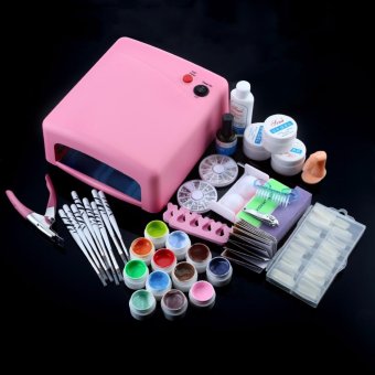 Professional Nail Dryer 36w Uv Dryer Lamp + 12 Colors Acrylic Powder Nail Art Kit Gel Tools Full Set (US Plug) - Intl June 2018 - 2 Professional Nail Dryer 36w Uv Dryer Lamp + 12 Colors Acrylic Powder Nail Art Kit Gel Tools Full Set (US Plug) - intl - 2
