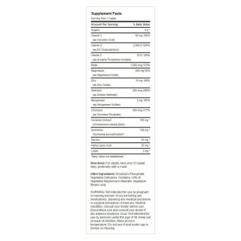 Puritan's Pride High Potency Diabetic Support Formula, 60 Caplets June 2018 - 2 Puritan's Pride High Potency Diabetic Support Formula, 60 Caplets - 2
