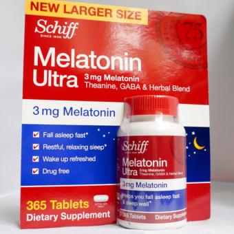 SCHIFF Melatonin 3mg Ultra Theanine, 365 Tablets June 2018 - 2 SCHIFF Melatonin 3mg Ultra Theanine, 365 Tablets - 2