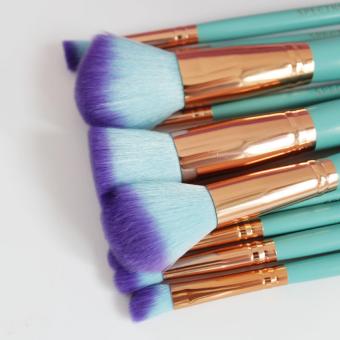 Spectrum Brushes Mermaid Dreams 10 Piece Vegan Brush Set Glam ClamCase (Multicolor) June 2018 - 4 Spectrum Brushes Mermaid Dreams 10 Piece Vegan Brush Set Glam ClamCase (Multicolor) - 4