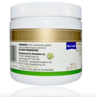 Spectrum Essentials, Organic Unrefined Coconut Oil, 15 Fl Oz (443ml) June 2018 - 2 Spectrum Essentials, Organic Unrefined Coconut Oil, 15 fl oz (443ml) - 2