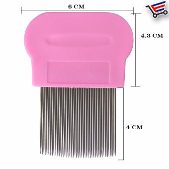 Stainless Steel Lice Terminator Hair Comb Brushes Magic Suyod(Pink) June 2018 - 2 Stainless Steel Lice Terminator Hair Comb Brushes Magic Suyod(Pink) - 2