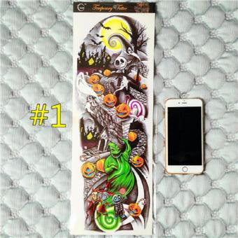 Tattoo QB 3001 3D Arm Sleeve Temporary Tattoo Sticker Henna Flash Body Art Tattoo June 2018 - 3 Tattoo QB 3001 3D Arm Sleeve Temporary Tattoo Sticker Henna Flash Body Art Tattoo - 3