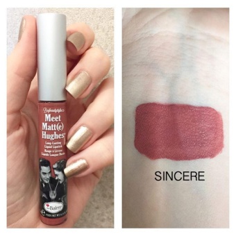 The Balm Meet Matt(e) Hughes Liquid Lipstick (Sincere) 7.4 Ml (light Mauve) June 2018 - 3 The Balm Meet Matt(e) Hughes Liquid Lipstick (Sincere) 7.4 ml (light mauve) - 3