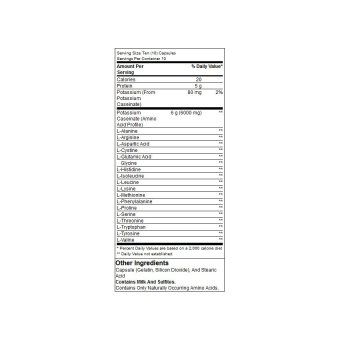 Weider Amino 6000 Milk Protein Supplement, 100 Capsules June 2018 - 2 Weider Amino 6000 Milk Protein Supplement, 100 Capsules - 2
