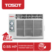 TOSOT Aerocool Window Aircon: Energy Efficient with R32 Refrigerant