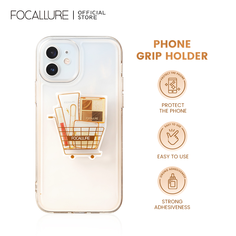Discount on Focallure  shoes - SKU: FOCALLURE AmberGold Mobile Phone Grip Stylish Expandable Adjustable Durable Phone Holders Smartphone