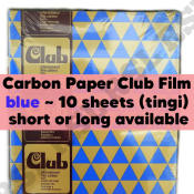 Carbon Club Film Carbon Paper 10 Pcs Short Long